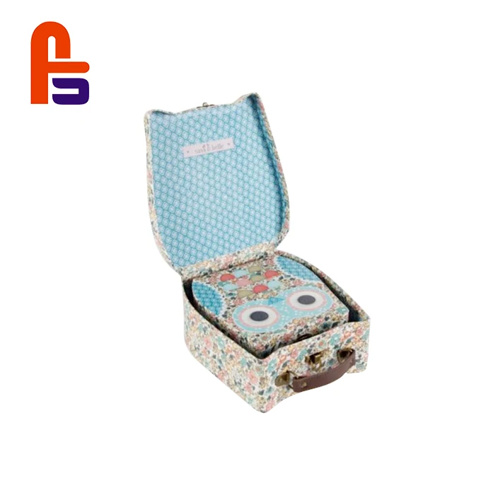 

cute shape cardboard suitcase set