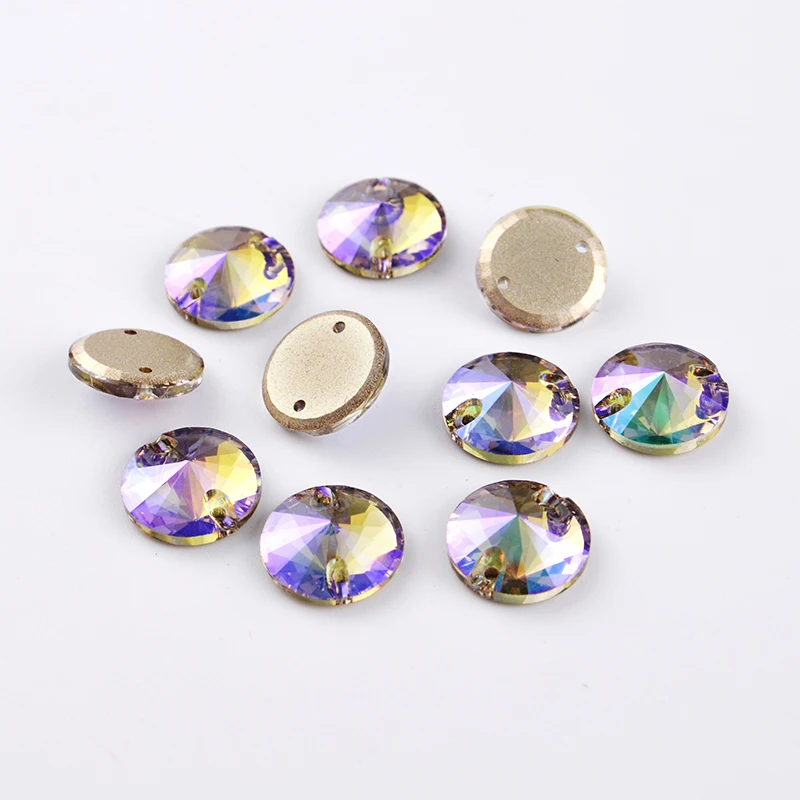 

Sew On Rhinestones Wholesale Flat Back Buttons for Garment, Color catalogue