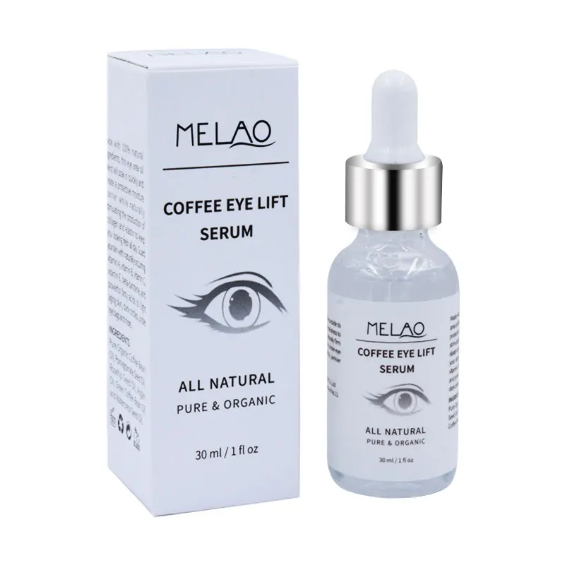 

OEM Private label Coffee Eye Lift Serum Organic, Natural Reduces Puffiness, Anti Aging, Brightens Tired Eyes