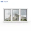 Three Panel Casement Outward Opening Aluminum Window With Fly Screen