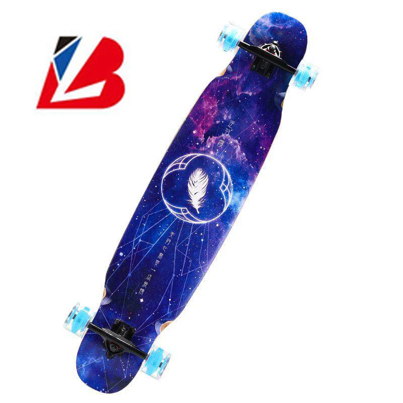 

Customized Cheap Price Wholesale PU Wheel Long Wood Skateboards