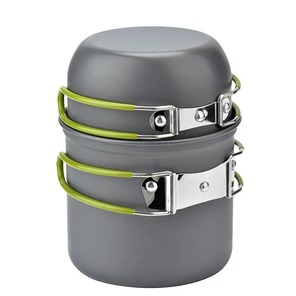 

Camping Pots And Pans Set 2PCS Camping Cooking Cookware Set