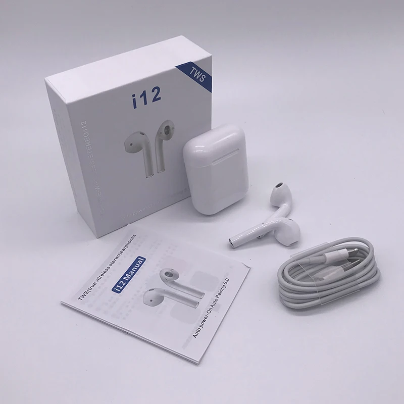 

Factory Direct i12 TWS 2019 True Wireless Earphones, White