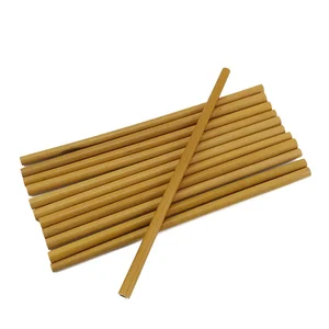 Image of Organic BambooStraws With Customized Logo Reusable Bamboo Drinking Straw