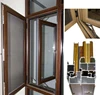 NewYork fashion villa aluminum alloy doors and windows custom experts 100 broken bridge screens one aluminum flat open window