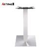 Amywell Modern Stainless Steel Metal Square Pedestal Dining Table Base