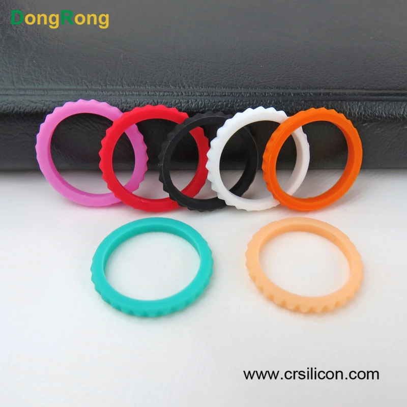 

Custom silicone wedding ring set food grade finger ring set, Any pantone color is ok
