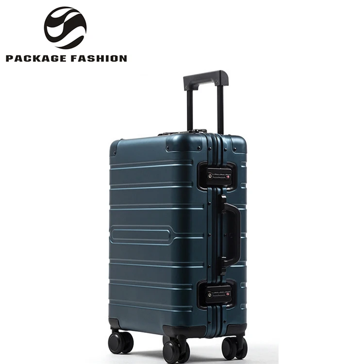 

Custom processing hot sale 20" 24" 29" inch aluminium magnesium travel bags luggage set, Black, red, silver, sky blue