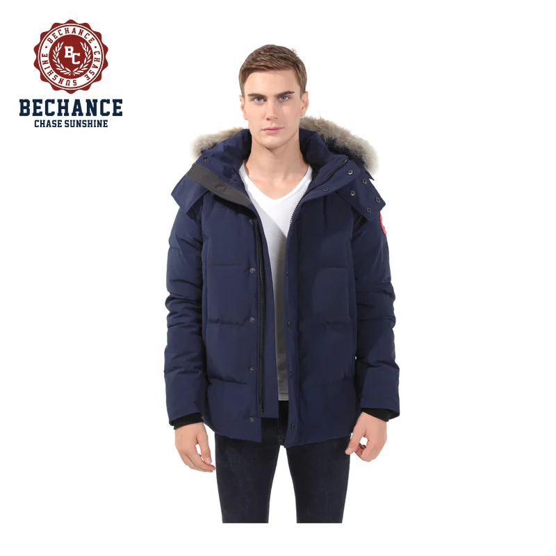 

2019 men's down filled winter casual loose coat