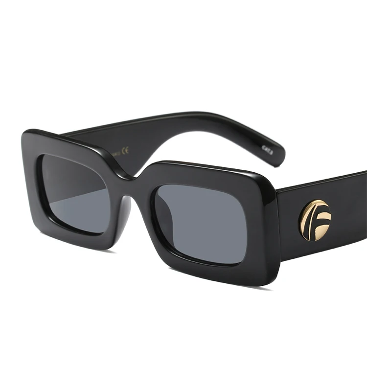 

Vintage fashion small rectangle sunglasses for ladies