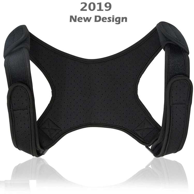 Clavicle Support Brace FDA Approved Back Brace Posture Corrector neoprene corrector posture, Black or as yours