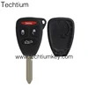 complete car key shell for Chrysler 300c for Jeep key covers without flip blade replacement