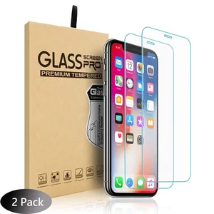 2 Pack for iPhone XS Max Tempered Glass Screen Protector