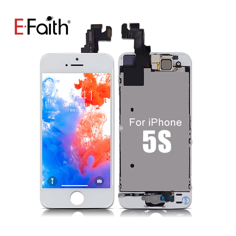 

SC Touch Screen Replacement for iPhone 5S Full LCD, Black white