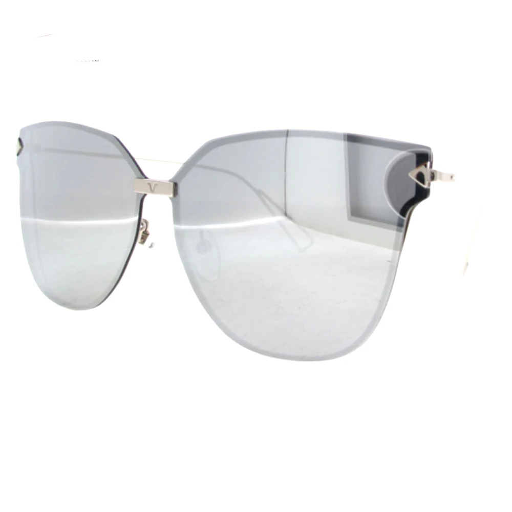 

2019 women sunglasses trendy, Colorful mirror metal tac polarized sunglasses
