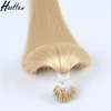 New arrival double drawn 1g good thickness Russian nano ring wholesale hair extension