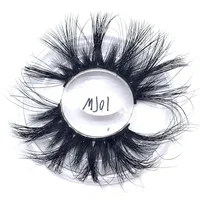 

2019 new styles cruelty free luxury mink eyelashes long natural 25mm lashes