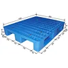 China cheap custom heavy duty small stack double face HDPE plastic pallet