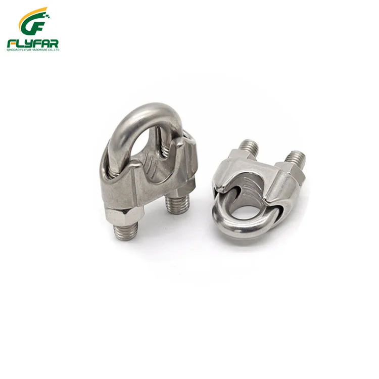 
Stainless Steel 316 304 Wire Rope Clamp 