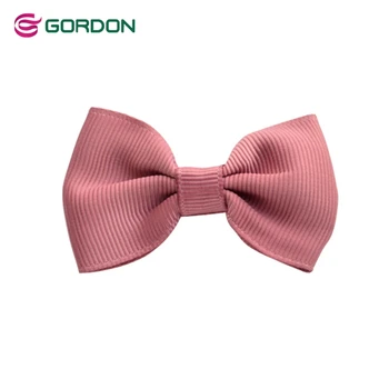 Blue Grosgrain Ribbon Hair Bows Hair Bows On Snap Clip Cute Hair
