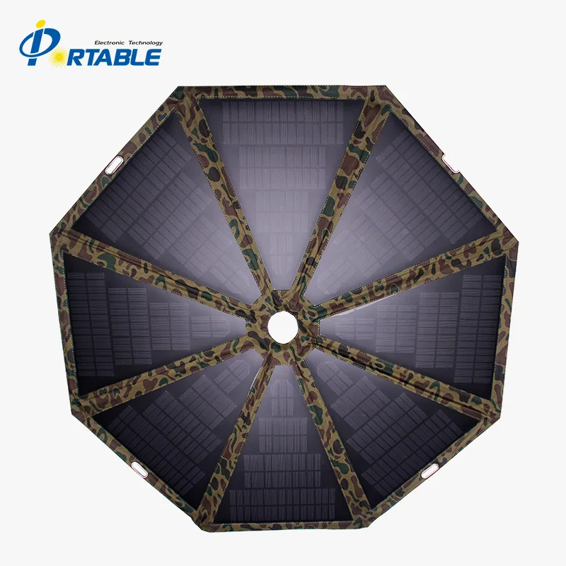 

factory 40W solar power umbrella designed for laptop and mobile phone on beach