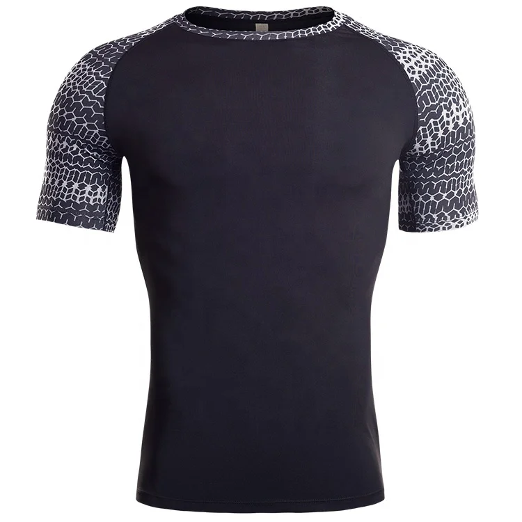 

2019 Hot Selling Quick-dry Exercise T shirts Gym Wear Sexy Sport Wear for Men, Customized colors