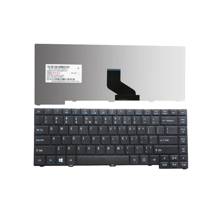 

wholesale notebook keyboard for Acer TravelMate P243-M P243-MG US keyboard, Black