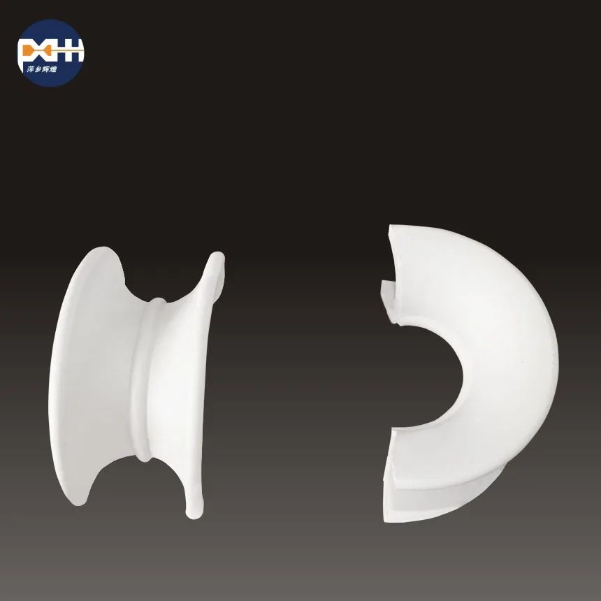 
high efficiency Good thermal shock resistance intalox ceramic saddle packing 