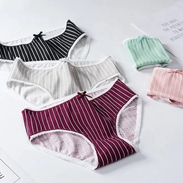 
Cotton mid-waist underwear for ladies 