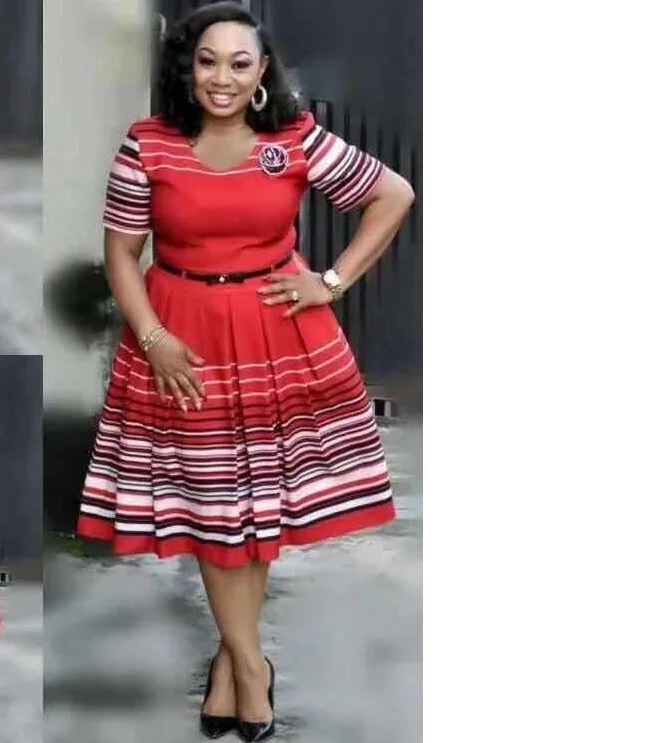

Hot African Lady fashion dress Latest Official dress ladies classic casual dress