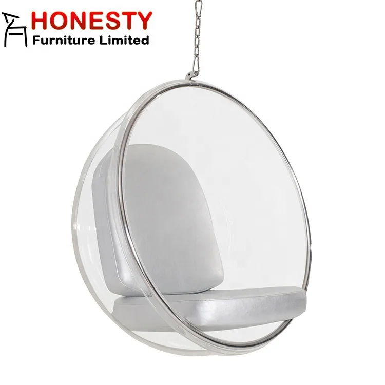 Hc119 Living Room Indoor Half Cheap Adult Single Seat Clear Bubble Ball Acrylic Swing Hanging Chair From Ceiling Buy Hanging Chair Hanging Bubble