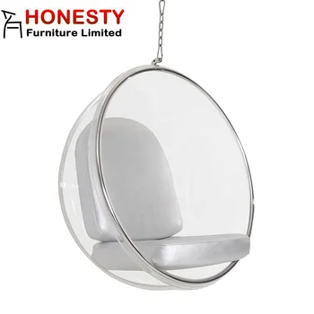 Hc119 Living Room Indoor Half Cheap Adult Single Seat Clear Bubble Ball Acrylic Swing Hanging Chair From Ceiling Buy Hanging Chair Hanging Bubble