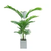 140cm interior decoration green plant bonsai artificial palm tree rubber tree in potted
