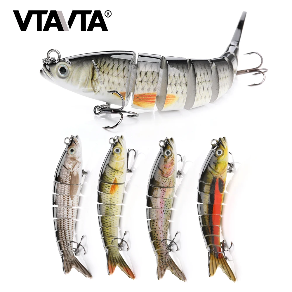 Swimbait Fishing Lures Colorful Artificial Bait 14cm 23g Jointed Bait Crankbait Hard Wobblers Fishing Tackle 8 Segments