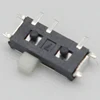 7 Pin Mini Slide Switch On-OFF 2Position Micro Slide Toggle Switch 1P2T H=1.5MM Miniature Horizontal Slide Switch SMD