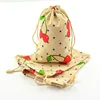 Wholesale Lovely promotion Jute Hessian drawstring bag