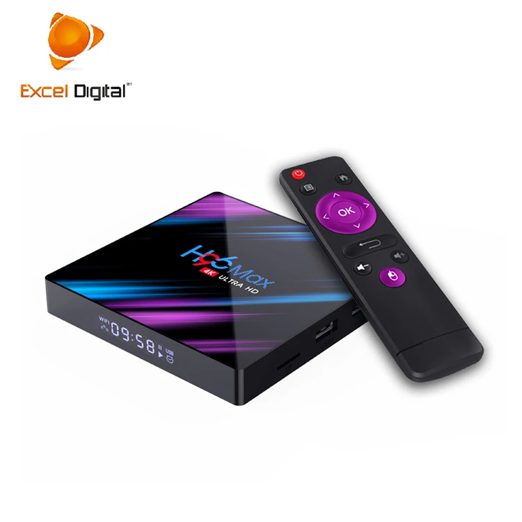 

2019 New Design Colorful H96 Max RK3318 Quad-Core Android 9.0 Tv Box 2GB 16GB 4K Smart Tv Box