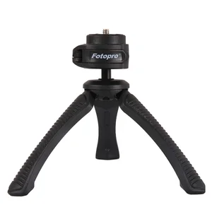 Fotopro Selfie Stick and Mini Phone Tripod 2-in-1 for Gopro camera and Cell phone table mini tripod fit with camera gear