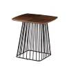 Worldwide metal frame square coffee table on sale