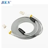 OEM PVC/LSZH OM1 OM2 LC LC Duplex Spiral Armored Anti-Rodent Fiber Patch Cord