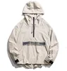 new autumn 1/2 zipper hoodie jacket men sample support