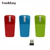 Foldable Deluxe Colourful 2.4G ACR Wireless Mouse With USB Receiver For Microsoft