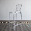 75cm seating height bar stool crystal clear color