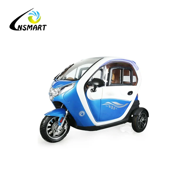 Best safety enclosed tricycle 3 wheel electric car for sale