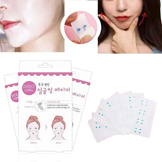 

40 PCS/Box Face Lifting Patch Invisible Artifact Sticker Lift Chin Thin Face Stickers Adhesive Tape Makeup Face Lift Beauty Tool