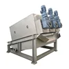 Multi disc screw press multi plate compact design sewage mud sludge dewatering machine separator filter system