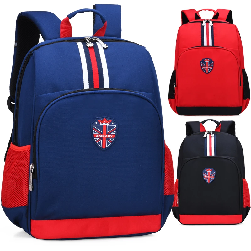 

China factory customized high quality kids school bag and backpack, Blue, red,black