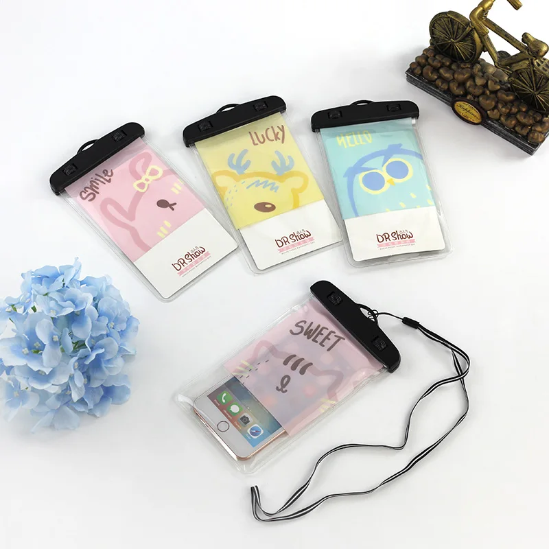 

Mobile phone Accessories clear waterproof phone bag for swimming