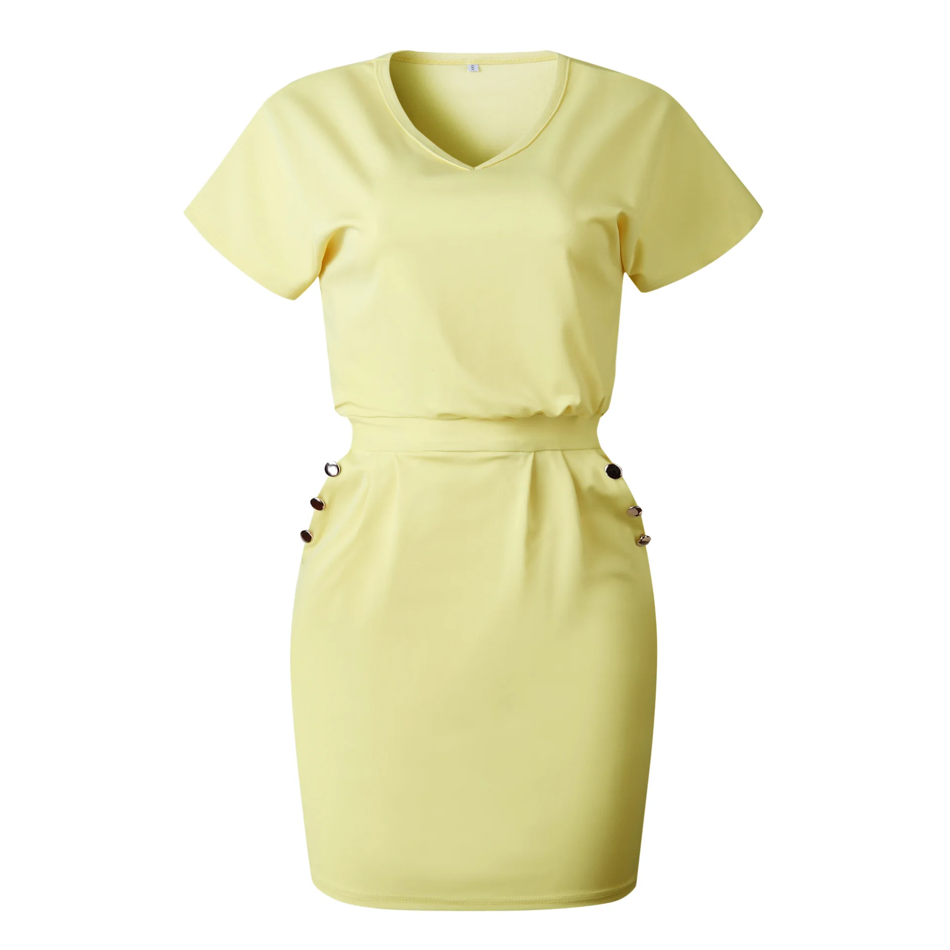 

Sexy Dress Clothing Dresses Women Lady Solid Color Dress, Shown