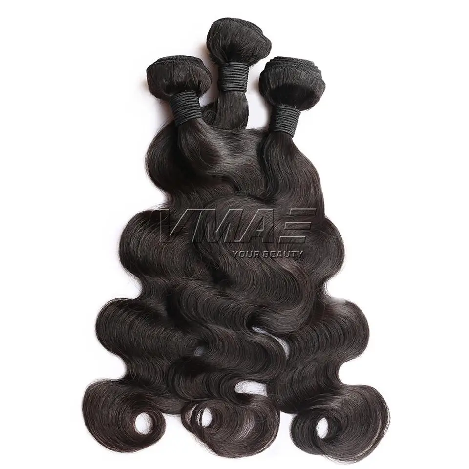

VMAE Premium Quality Italian 9A 10A Natural Color Loose Body Wave Human Hair Weave Bundles Raw Brazilian Virgin Hair Extension